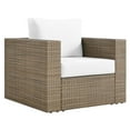 thumbnail image 4 of Modway Convene 4-Piece Outdoor Patio Furniture Set in Cappuccino White, 4 of 10