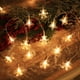 thumbnail image 5 of de de estrella, lámpara de cadena de adorno LED blanca cálida decorativa transparente, para patio, ventana de 3 metros Macarena Lámpara de cuerda, 5 of 8