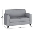 thumbnail image 6 of Flash Furniture HERCULES Diplomat Series Reception Set in Gray LeatherSoft, 6 of 11