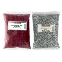 Bottle Seal Wax Beads, Wax Bead Color Set- OSU (1lb Red, 1lb Silver)