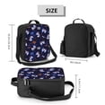 thumbnail image 3 of Cauagu Game Pads Insulated Lunch Bag - Reusable Lunch Box Thickened Thermal Leakproof Lunch Tote Bag for Adult Office/Travel Picnic, 3 of 7