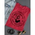 thumbnail image 3 of Raise Feminists Not Fascists T-shirt Color Women's, 3 of 3