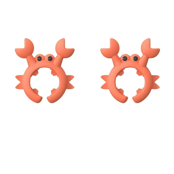 Nrmvnmi Crab Shaped Spoon Pot Pan Holder Spatula Bracket Clips, Spoon Holder For Pot, Silicone Pot Clip Spoon Rest, Heat Resistance Non-Slip Silicone Pot Spoon Holder