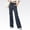 Dark Grey, variant on FUNUONY Cargo Legging for Women Workout Leggings with Pockets Hidden Scrunch High Waisted Cargo Gym Yoga Seamless Wide Leg Leggings Button Side Pocket Elastic Waistband Yoga Pants Black L