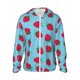 thumbnail image 1 of Fotbe Strawberries Chaqueta con Protección Solar UPF 50+ para Hombre y Mujer, Camisa con Capucha y Bolsillos-Small, 1 of 7