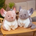 thumbnail image 4 of Stuffed Animal Gift Plush Hamster Toy Toddler Gifts for Girls Aged 3, 4, 5, 6, 7, 8 Yrs Olds 25cm 35cm 55cm White, 4 of 5