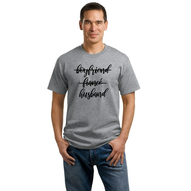 SignatureTshirts Mens Boyfriend Fiance Husband T-shirt - Walmart.com