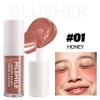 thumbnail image 2 of Xihbxyly Holiday Deals Liquid Blush For Lips And Cheeks Fine Shim Highlight Contours Moisturizing Color Developing Rouge Blush 4.5ml Clearance Items, 2 of 2