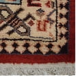thumbnail image 4 of Rugsotic Carpets Hand Knotted Wool and Silk Area Rug, 5'x8', Rectangle, Red Cream, Oriental Handmade Low Pile Rug for Living Room Bedroom, 4 of 6