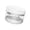 White, variant on POYOGA Denture Care Container Separated Compartments Sturdy ABS Travel Accessory