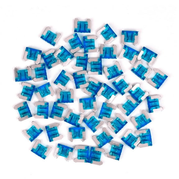 50Pcs 15 A Amp ATM Low Profile Fuse Mini Micro Blade Circuit 2 Leg  GM Car Audio