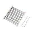 thumbnail image 2 of Tyidzon Hotdog Roller Grill Stainless Steel Sausage Roller Rack, Grilling Accessories BBQ Hot Dog Griller for Evenly Cooked Hot Dogs, 2 of 5