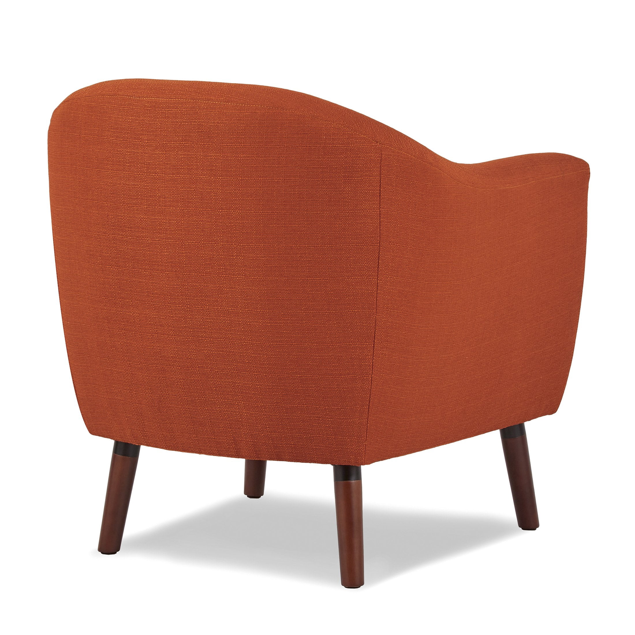 OakvillePark Vesper Fabric Upholstered Accent Chair, Orange