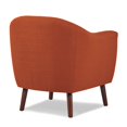 thumbnail image 5 of OakvillePark Vesper Fabric Upholstered Accent Chair, Orange, 5 of 7