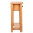 thumbnail image 5 of Console Table With 2 Drawers 83x30x73 Cm Solid Oak Wood Hall Tables, 5 of 5