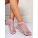 thumbnail image 1 of Sandalias de mujer de talla grande, calcetines de malla de pesca, sandalias con lattes de tacón bajo hueco para mujer, 1 of 6