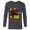 Charcoal Heather, variant on Marvel Deadpool Comic Art - Long Sleeve T-Shirt for Men - Customized-White