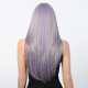 thumbnail image 4 of Peluca de pelo largo y liso en capas con flecos realista de moda para mujer, 4 of 6