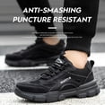 thumbnail image 3 of AUXDIQ Work Shoes Men Women Breathable Steel Toe Cap Industrial Trainers Lightweight Construction Sneakers Sport Shoes, 3 of 6
