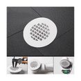 thumbnail image 4 of Base de Douche Drainage Drain de Sol en Acier Inoxydable Anhydre Anti-Odeur Anti-Insectes Filtre Côté Cheveux Sortie Drain, 4 of 5