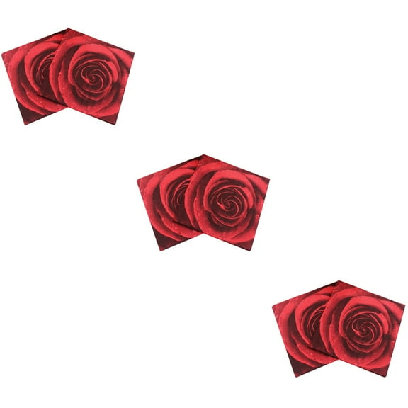 Set of 3 Paper Towels Bulk Unique and Vivid Napkins