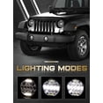 thumbnail image 2 of Faro LED VI9000 redondo de 7 pulgadas H6024 DOT para Jeep Wrangler, 2 of 9