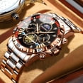 thumbnail image 2 of EXPLOJOY Men's Luxury Quartz Watch – Stainless Steel Build with Multifunctional Display, 2 of 10