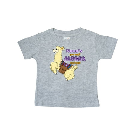 

Inktastic Cute Jumping Alpaca Nana s You Say ALPACA my Bags Gift Baby Boy or Baby Girl T-Shirt