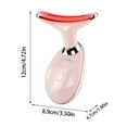thumbnail image 3 of YiBai Facial Massage-r Red Light T-herapy For Face And Nack Face S Culping Wand With 7 Color,Pink, 3 of 8