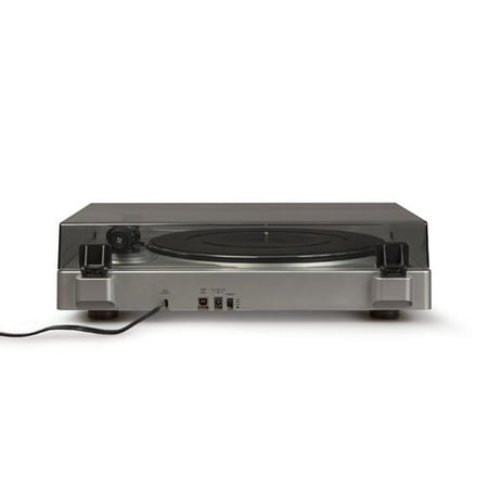 T300A TURNTABLE IN SILVER WITH CHARCOAL LID (Best Used Turntable Under 300)