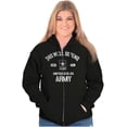 thumbnail image 4 of US Army Star Logo This We’ll Defend Unisex Plus Size Zip Hoodie Brisco Brands 3X, 4 of 5