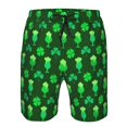 thumbnail image 3 of Balery leaves and glasses of beer for St. Patrick's Day Traje de Baño Estilo Hawaiano para Hombre, Shorts de Secado Rápido con Bolsillos-3X-Large, 3 of 6