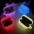 thumbnail image 2 of GJX Orange AirPods 4 Case - High-Quality Silicone, Fluorescent Glow-In-The-Dark, 2 of 4