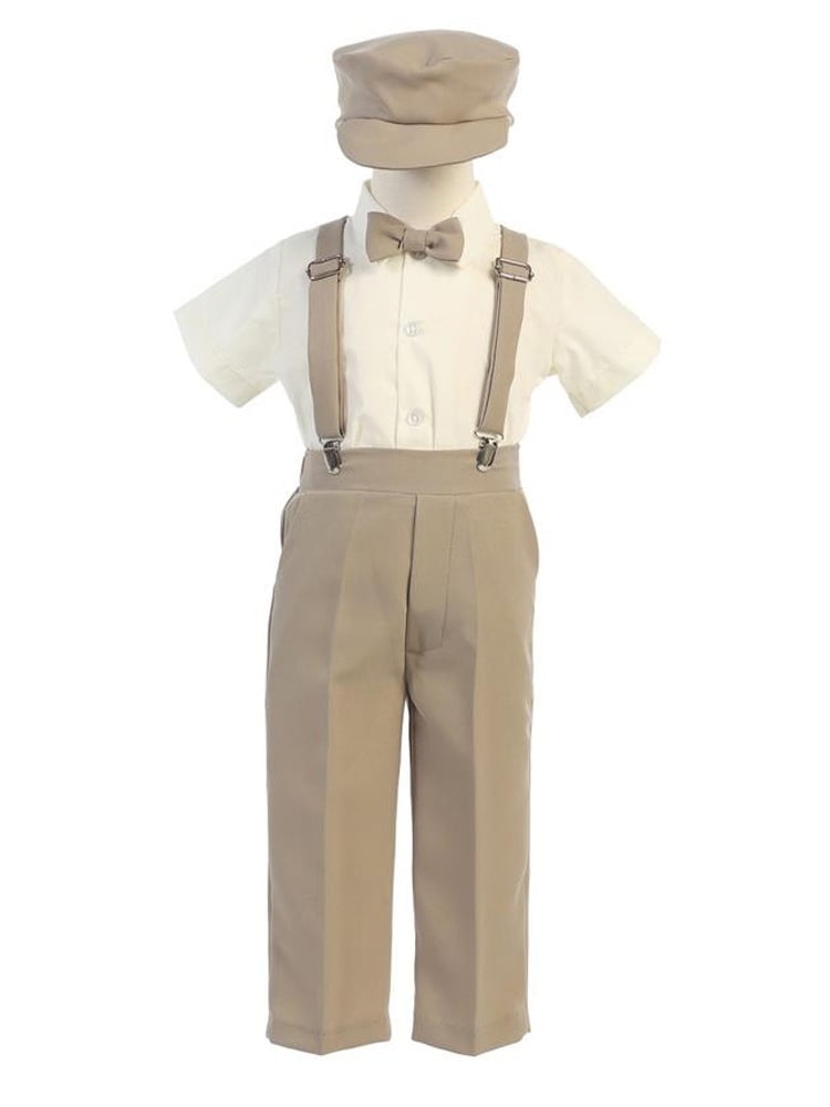 boys pants with suspenders
