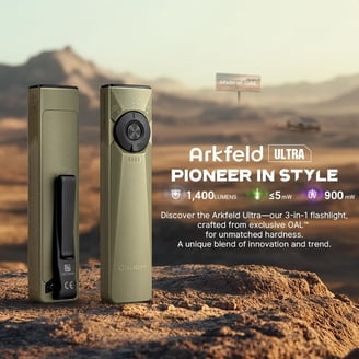 Olight Arkfeld Pro Flat Rechargeable EDC Flashlight Paw Edition CW