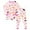 A10-Light Pink, variant on Hessimy Unisex Infant Toddler Spring Summer Soft Fabric 2Pcs Soft Long Sleeve Comfortable Sleepwear Pajamas(Dark Purple,6-7 Years)