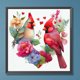 thumbnail image 1 of Cuadros Decorativos Kit de pintura por números DIY flor mano aceite arte imagen artesanía hogar pared decoración Wdftyju de costura negro 4 estilos, 1 of 8