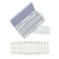 thumbnail image 1 of 240PCS Nail Tips Clear Seamless Fake Nails Artificial Nails for DIY Nail Art, 1 of 6