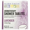 Aura Cacia Relaxing Lavender Aromatherapy Shower Tablets, 3 1 oz Tablets