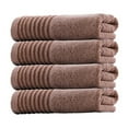 thumbnail image 2 of HOZADOIE Face Washcloth Bath Solid Color Striped Yarn Soft Absorbent Towel Towel Face Wash Towel Four Sets, 2 of 6