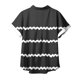 thumbnail image 5 of Fiudx Tops para Mujer Blusas de Manga Corta Estampadas Informales Regulares para Mujertop, 5 of 5