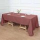 thumbnail image 3 of Mantel rectangular de poliéster color canela rosa de 182 x 304 cm de Efavormart, ideal para banquetes, bodas, fiestas y restaurantes., 3 of 8