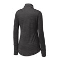 thumbnail image 4 of Sport Tek Adult Female Women Heather Long Sleeves Pullover Black 2X-Large, 4 of 4