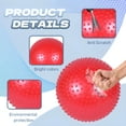 thumbnail image 3 of BESTSKY Exercise Ball,29.53in Balance Ball,Anti-Slip Workout Ball,Red, 3 of 7
