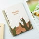 thumbnail image 4 of Cuaderno espiral A5 con funda rígida elástica, cuaderno espiral A5, tapa dura duradera, banda elástica premium, ligero y portátil, para uso en la oficina, 4 of 9