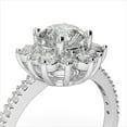 thumbnail image 3 of 1.60 Ct Round Diamond Wedding Rings for Women Solid 14K White Gold, 3 of 8