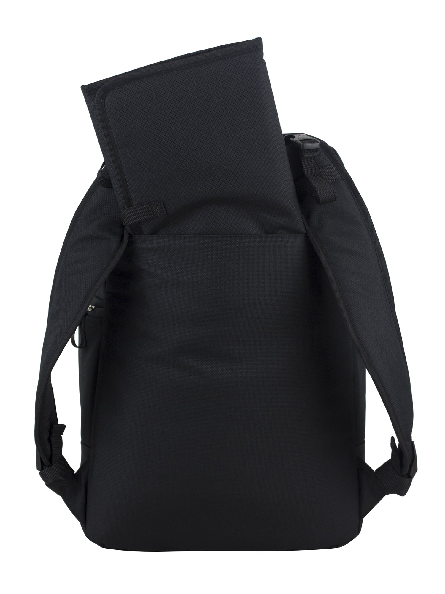 Eastsport Madison Diaper Backpack, Black, With Bonus Changing Pad