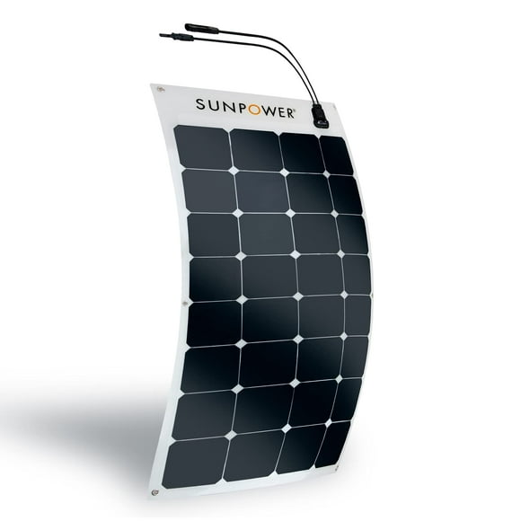 ExpertPower 100W Flexible Solar Panel High-Efficiency Module with Monocrystalline Maxeon Solar Cells for RV, Boat, Camping and Generator Charging Applications