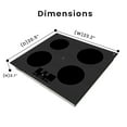 thumbnail image 6 of Equator 24" Built-In 4 Burner Induction Cooktop POWER BOOST Keep Warm 240V/7400W, 6 of 14