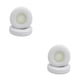 thumbnail image 4 of Sidaley Cojín de cuero para auriculares Almohadillas para los oídos Almohadillas para los auriculares con cancelación de ruido Reemplazo de Blanco 2piezas, 4 of 6
